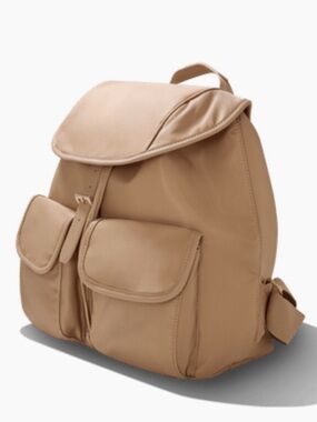 Year of Ours Backpack with Front Pockets Taupe New with Tags